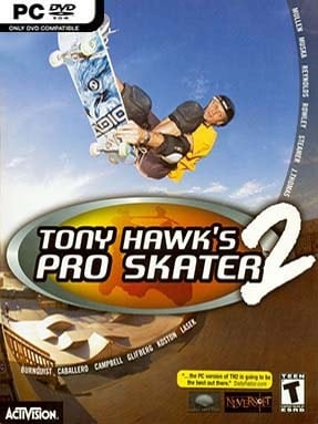 Tony Hawk’s Pro Skater 2 Cover Art
