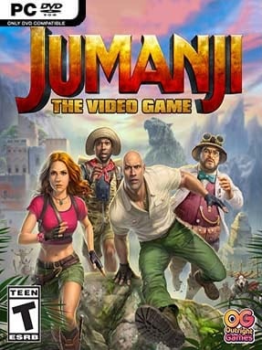 JUMANJI: The Video Game Cover Art