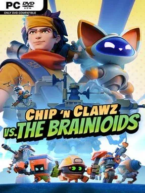 Chip ‘n Clawz vs. The Brainioids Cover Art