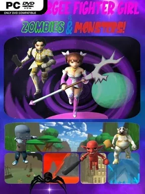 Marmargee Fighter Girl vs. Zombies & Monsters!