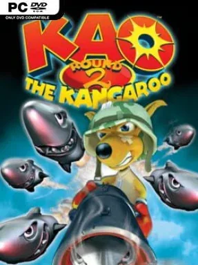 Kao The Kangaroo: Round 2 (2003 Re-release) Cover Art