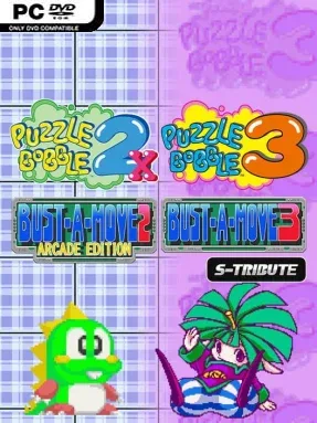 Puzzle Bobble™2X/BUST-A-MOVE™2 Arcade Edition & Puzzle Bobble™3/BUST-A-MOVE™3 S-Tribute Cover Art